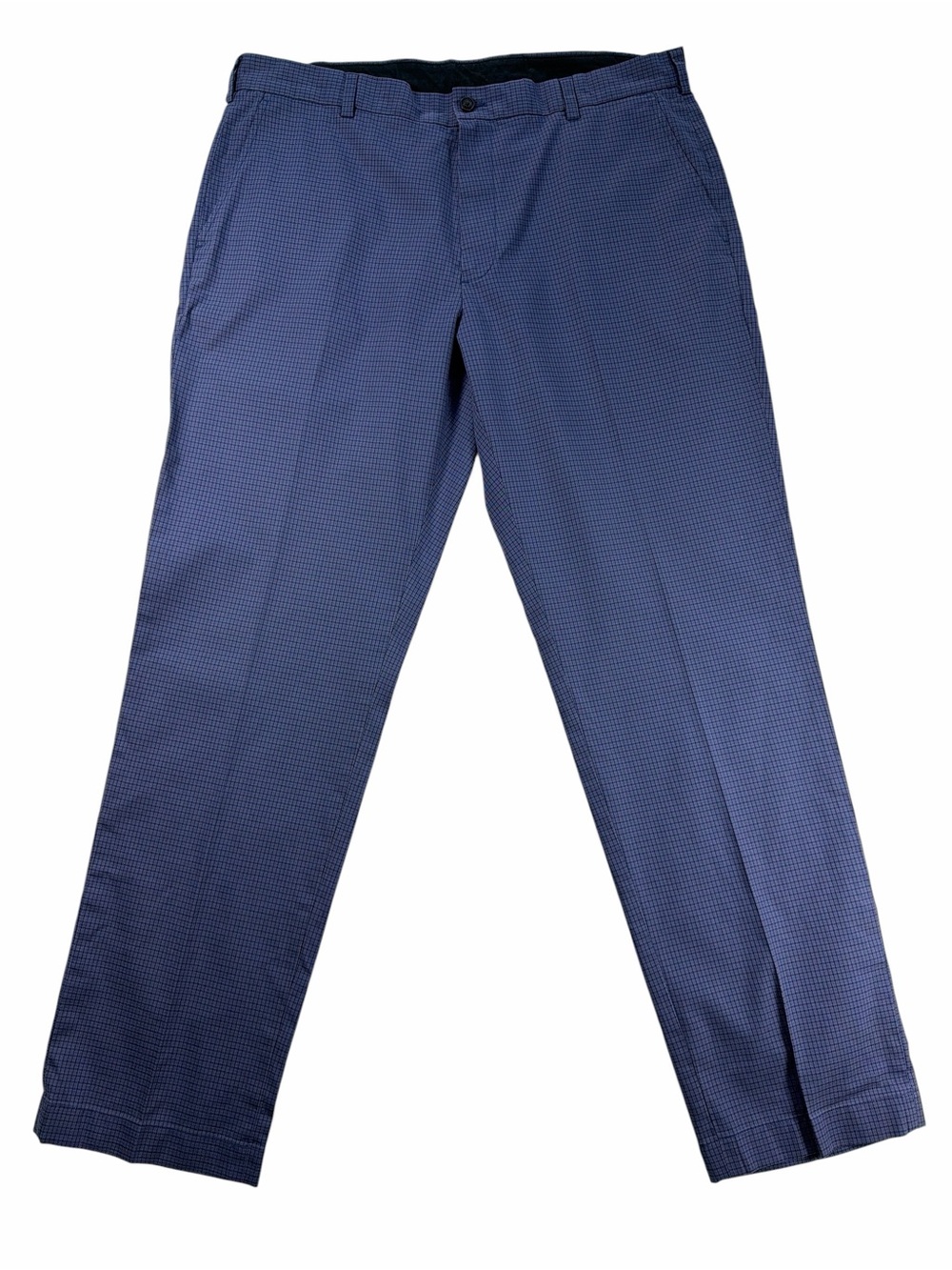 Brooks Brothers Navy Micro-Check Dress Pants